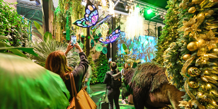 The special exhibition Decoration Unlimited was very green under the new motto "Mystic Vibes".