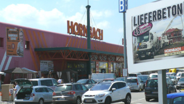 Hornbach increased sales significantly in the first six months.