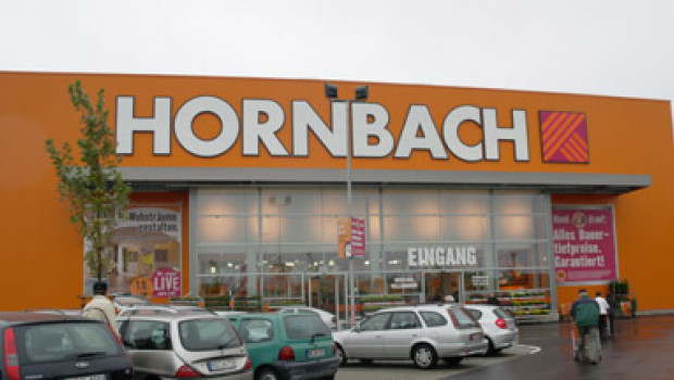 The German Hornbach stores’ sales were 1.5 per cent up in the first six months.