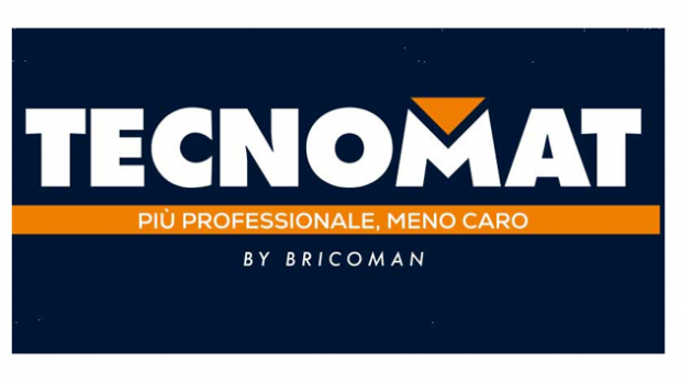 The new logo of the new brand Tecnomat.