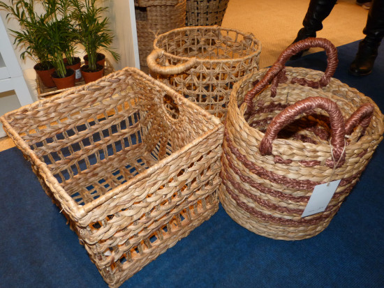 Baskets can be made from water lilies.