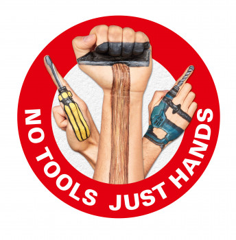 Fischer, No tools just hands