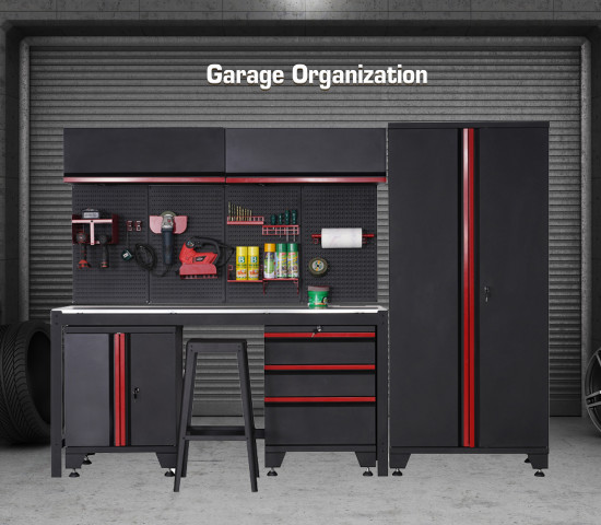 Garage organization | Click on the photo for a full view.