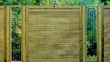 Wood in the garden