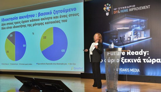 Market researcher Xenia Kourtoglou presented the latest survey figures.