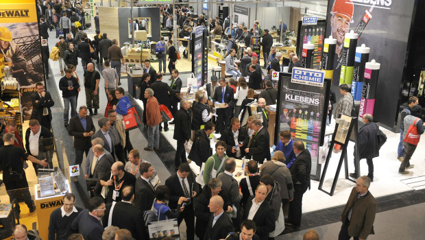 Rush of visitors at BAU: The number of international guests in particular has risen significantly. 