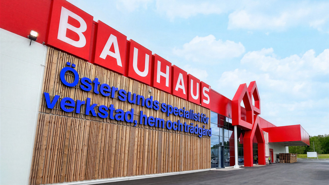 包豪斯（Bauhaus）瑞典再下一城：Östersund 新店开业，瑞典门店达 25 家