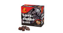 Barbecue with lava stones