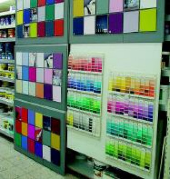 The total volume of paint sold per year in Europe for DIY applications approaches one billion litres.