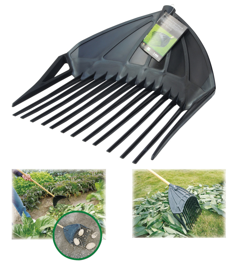 Vegetables Rake Garden rake with shovel and sieve - diyinternational