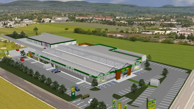 This is what the new Dehner garden centre in Neunkirchen is expected to look like. Building work has already commenced.