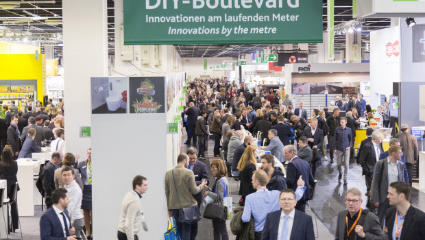 The DIY Boulevard at the Eisenwarenmesse 2018 will be extended by 235 metres.