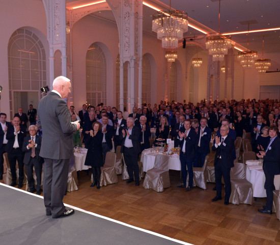 Standing ovation for John W. Herbert.