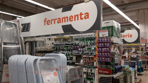 The hardware segment accounts for 6.1 per cent of sales in Italian DIY stores.