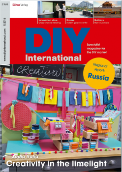 The latest issue of the specialist magazine DIY International is out now.