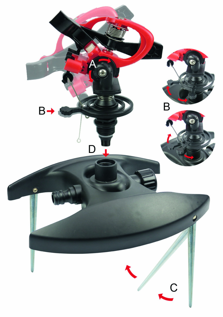 Ideal sprinkler for lawn and garden diyinternational