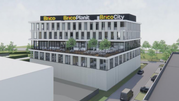 The new Brico headquarters will be built on the West Gate business park in Groot-Bijgaarden.