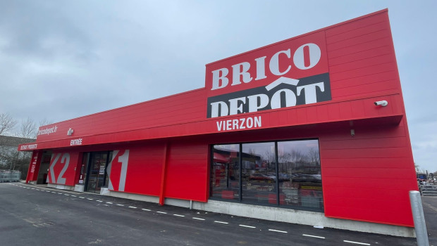In Vierzon, Brico Dépôt is testing for the second time its new compact format.