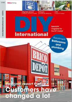The new edition of DIY International includes a regional report on France. The new edition of DIY International includes a regional report on France.