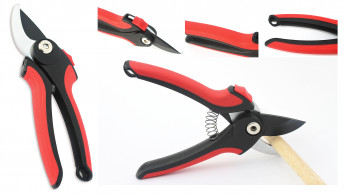 Lightweight by-pass pruning shears