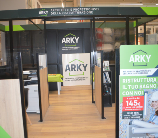 Under the name “Arky,” Leroy Merlin offers complete planning services in collaboration with independent architects. Under the name “Arky,” Leroy Merlin offers complete planning services in collaboration with independent architects.