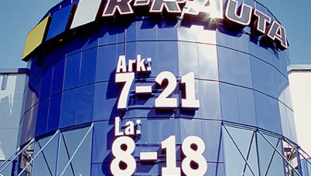 The K-rauta and Rautia stores: increase of 12.6 per cent in sales in the domestic market.
