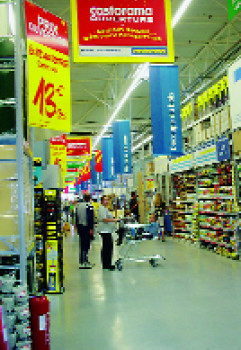 The range is subdivided into four large, colour-coded areas.