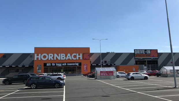 The new Hornbach store in Trollhättan has got a retail space of around 9 000 m².