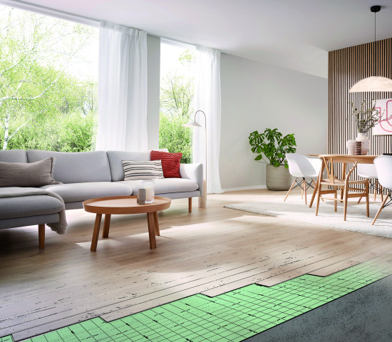Selitac underlays for laminate and parquet flooring ensure high load-bearing capacity of the flooring system. 