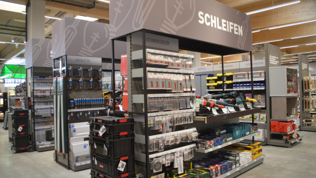 View into a Lagerhaus-store in Austria.