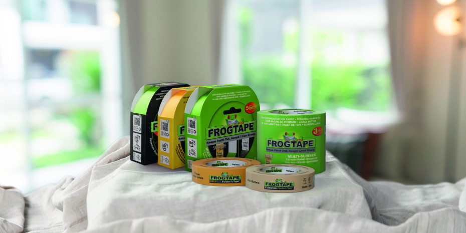 Frogtape is showcasing an expanded and optimised product range at this year’s Global DIY Summit.