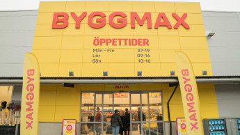 Byggmax sales in the third quarter below last year's level