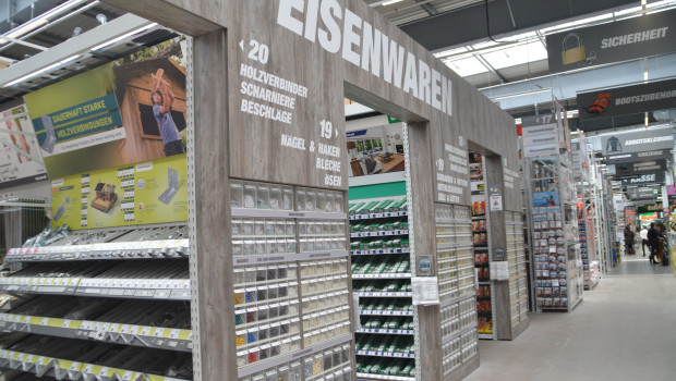 In the first half of 2021, sales of the hardware category decreased in German DIY stores.