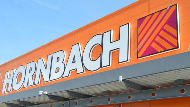 Hornbach's like-for-like and currency-adjusted sales rose by 5.3 per cent in the first quarter.