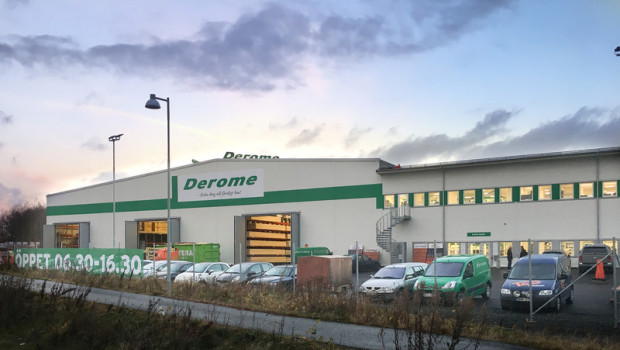 The Derome location in Swedish Hisingen.