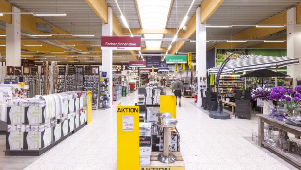 Centrally invoiced sales in Eurobaustoff’s retail division rose by nearly seven per cent in the first quarter.