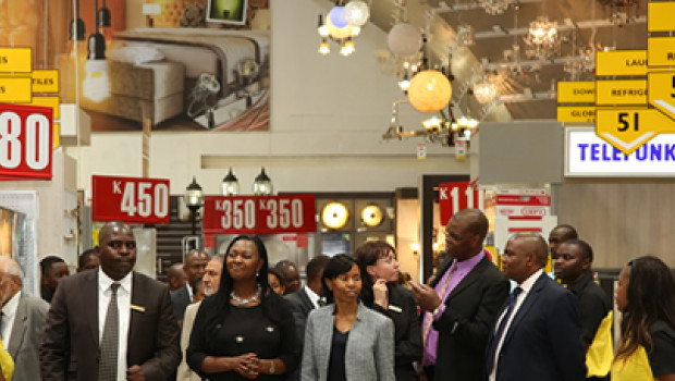 Opening of the first Builders Warehouse in Zambia.

