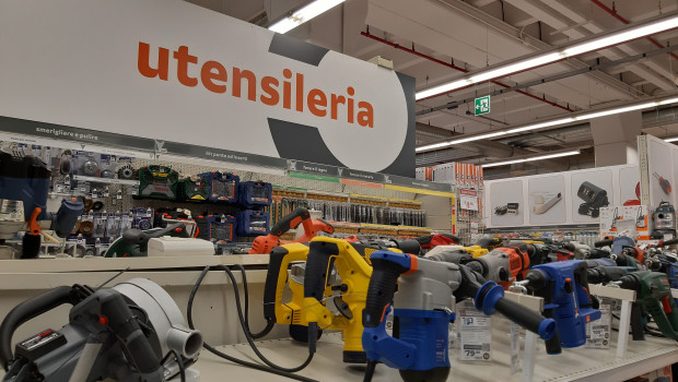 Compared with pre-coronavirus year 2019, DIY sales in Italy grew by 11.2 per cent.