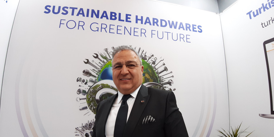IDDMIB president Çetin Tecdelioğlu in Cologne: the association has prominently highlighted the topic of sustainability.