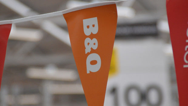 Kingfisher's sales channel B&Q rose by 2.8 per cent in the first quarter.