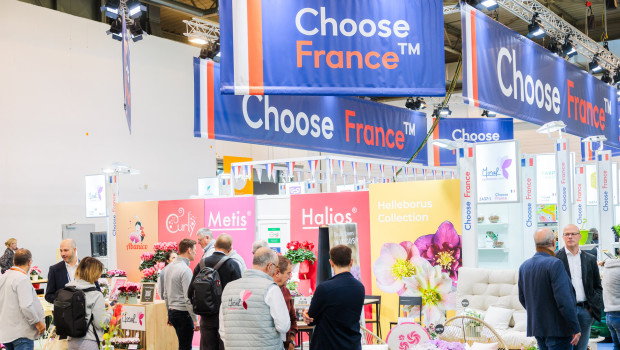 The French joint stand is presenting itself under the motto “Choose France.” The French joint stand is presenting itself under the motto “Choose France.”