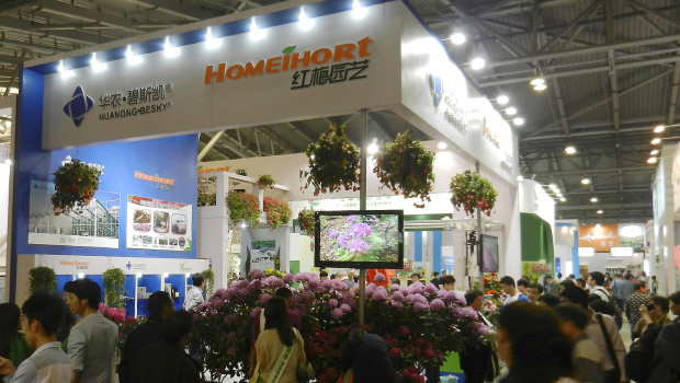 The number of exhibitors at Hortiflorexpo IPM Shanghai increases by an amazing 45 per cent. 