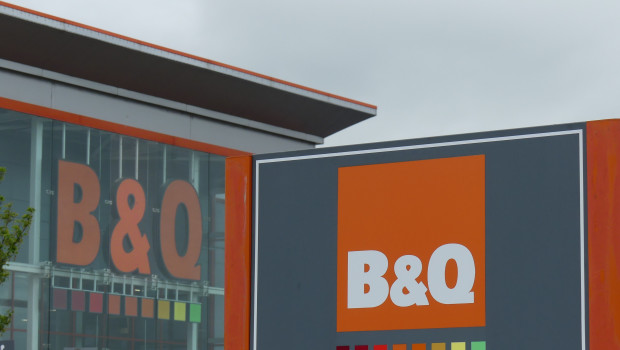 Kingfisher operates B&Q stores in the UK and in Ireland.
