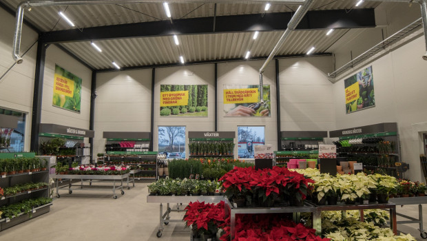 With garden assortments, which Byggmax wants to specifically expand, it made 70 per cent more sales than in the same quarter last year.