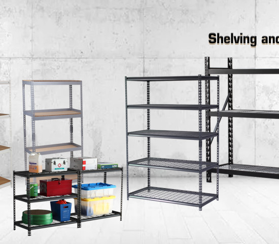 Shelving and racking. | Click on the photo for a full view.
