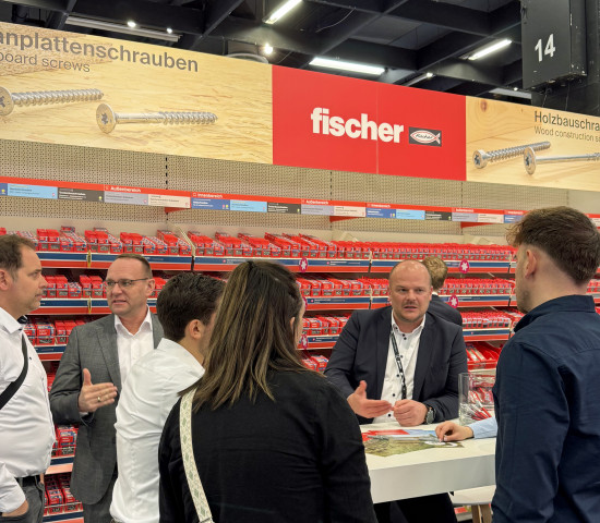 Fischer presented its screw assortment for the home improvement trade.&nbsp;