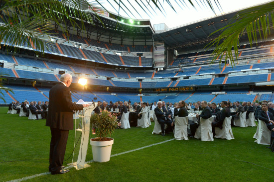 Spectacular locations are one of the hallmarks of the summit: the gala evening has even been held on the pitch at Real Madrid.