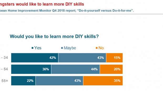85 per cent of young Europeans are open to acquiring more DIY skills. [Image: USP Marketing Consultancy]