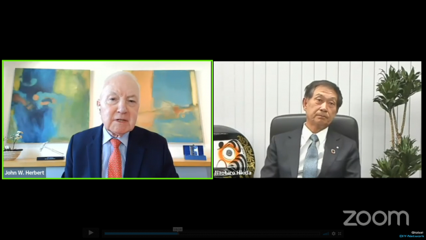 "Meet the CEO" number 17: In conversation with EDRA/GHIN Secretary General Herbert last Wednesday was Naotaro Hikida, Chairman and President of Japanese trader Kohnan Shoji.