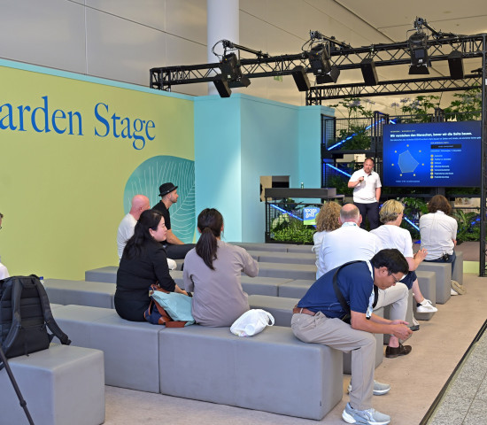 Digital solutions, retail concepts and future-oriented topics were on the agenda at the ‘Digital Garden Stage’.